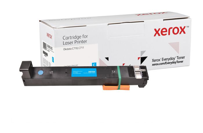 Xerox Everyday Cyan Toner Compatible With Oki 44318607, Standard Yield - W128258001