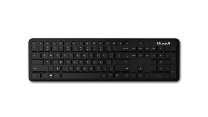 Microsoft Bluetooth Desktop Keyboard Mouse Included Qwertz German Black - W128258190