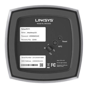 Linksys Wireless Router Gigabit Ethernet Tri-Band (2.4 Ghz / 5 Ghz / 5 Ghz) 4G Black, White - W128258430