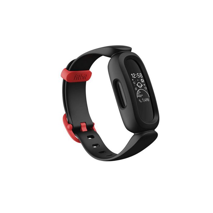 Fitbit Ace 3 Pmoled Wristband Activity Tracker Black, Red - W128258480