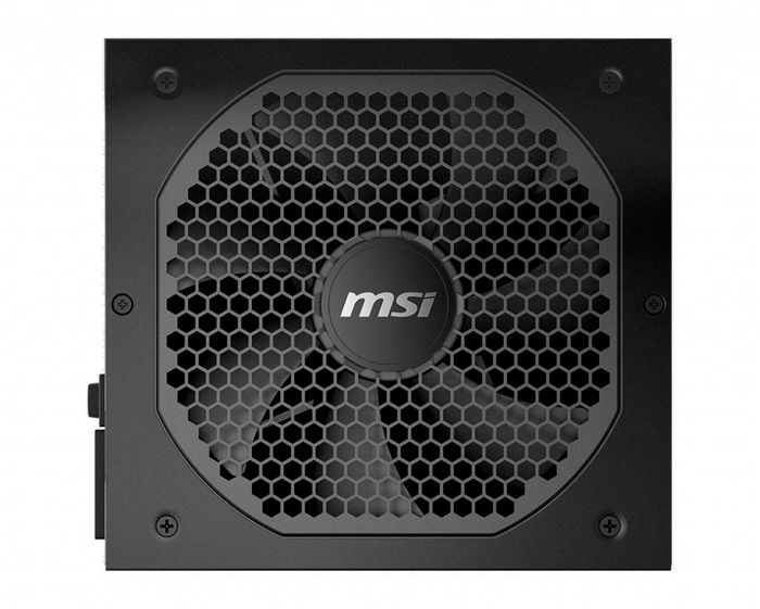 MSI Uk Psu '850W, 80 Plus Gold Certified, Fully Modular, 100% Japanese Capacitor, Flat Cables, Atx Power Supply Unit, Uk Powercord, Black, Support Latest Gpu' - W128258970