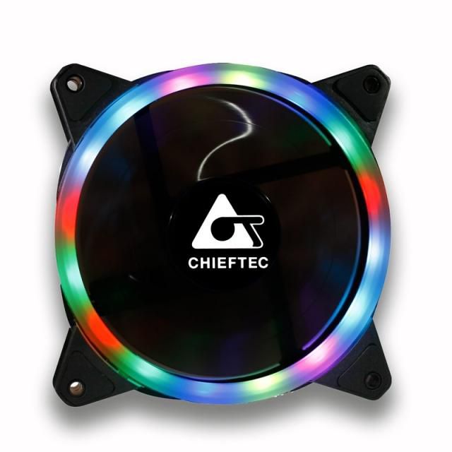 Chieftec Computer Cooling System Fan 12 Cm Black 1 Pc(S) - W128258738