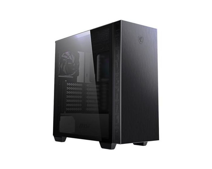 MSI Mpg Sekira 100P 'S100P' Mid Tower Gaming Computer Case 'Black, 4X 120Mm Pwm Fans, Usb Type-C, Tempered Glass Panel, Atx, Matx, Mini-Itx' - W128254373