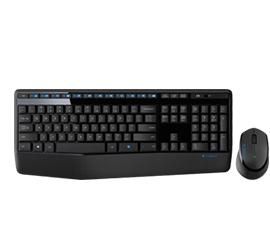 Logitech Wireless Combo Mk345 Keyboard Mouse Included Usb Qwerty English Black - W128258946