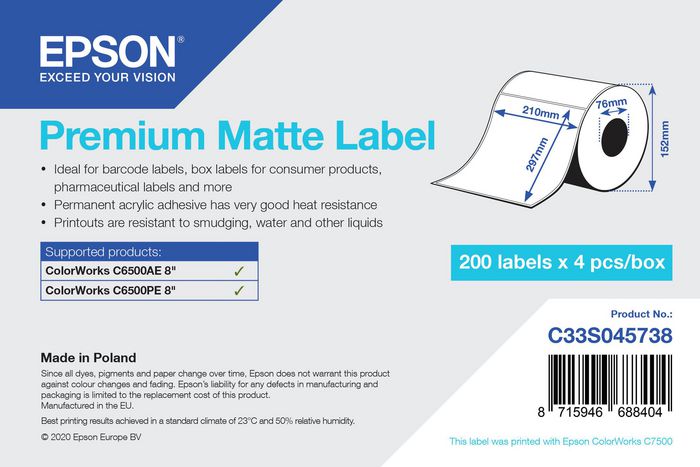 Epson Printer Label Self-Adhesive Printer Label - W128259249