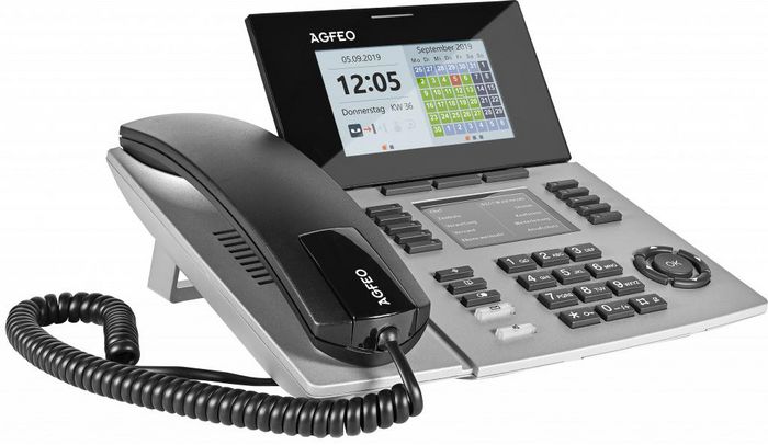 AGFEO St 56 Ip Phone Silver Lcd - W128259845
