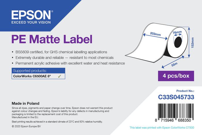 Epson Printer Label White Self-Adhesive Printer Label - W128259898