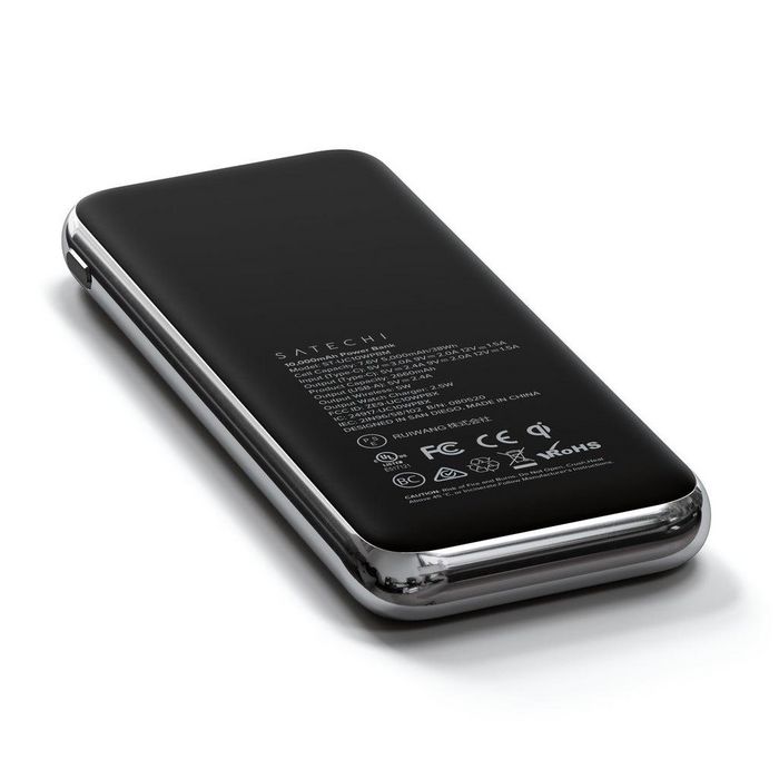 Satechi Quatro 10000 Mah Wireless Charging Black, Silver - W128260583