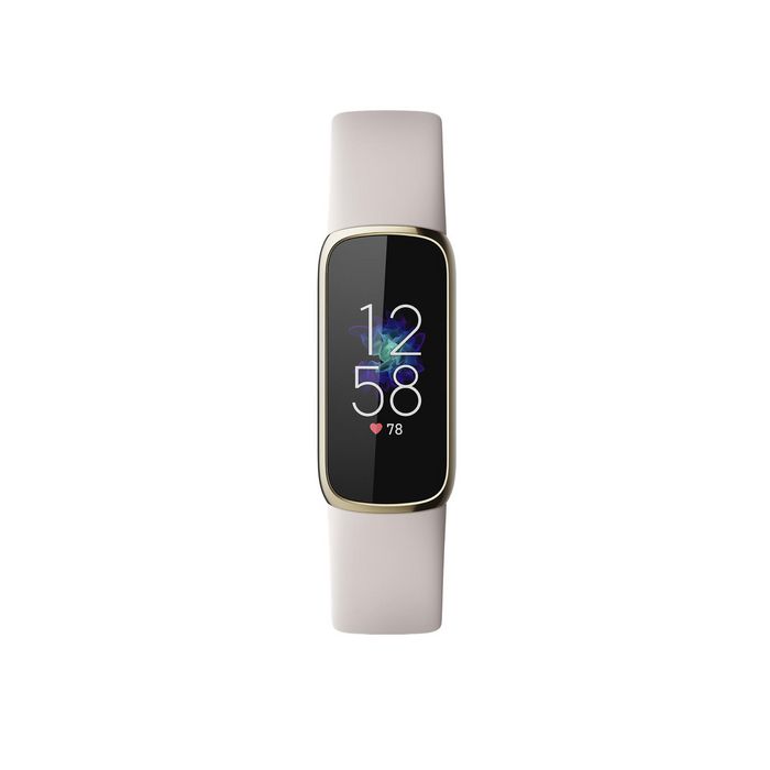 Fitbit Luxe Amoled Wristband Activity Tracker Gold, White - W128260612