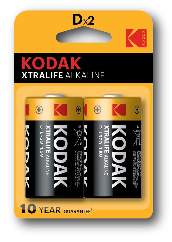 Kodak Kdxlr20Pb2 Single-Use Battery D Alkaline - W128260855