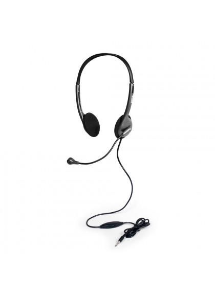 Port Designs Headphones/Headset Wired Head-Band Office/Call Center Black - W128260958