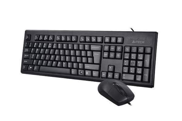 A4Tech Krs-8372 Keyboard Mouse Included Usb Qwerty English Black - W128260981