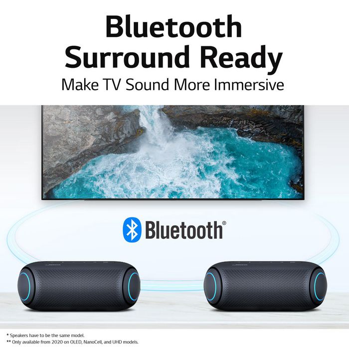 LG Xboom Go Pl7 Stereo Portable Speaker Blue 30 W - W128261412