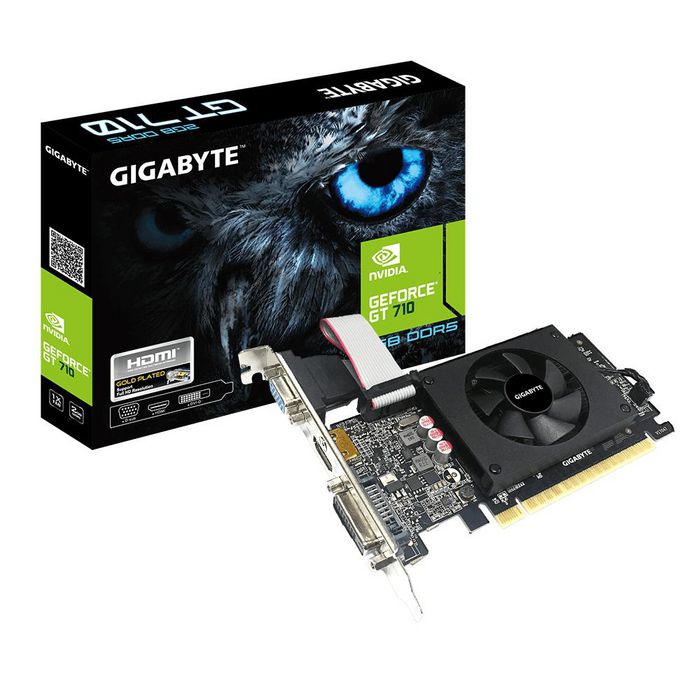 Gigabyte Graphics Card Nvidia Geforce Gt 710 2 Gb Gddr5 - W128262433