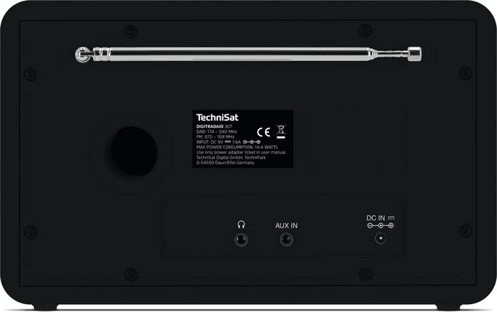 Technisat Digitradio 307 Personal Analog & Digital Black - W128262767