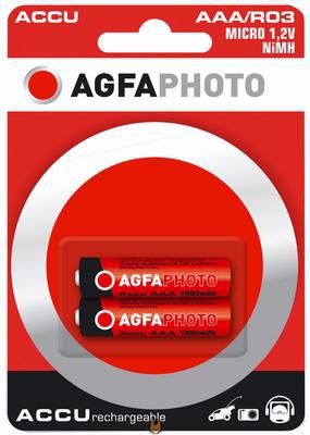 AgfaPhoto Nimh Micro 1000 Mah Rechargeable Battery Aaa Nickel-Metal Hydride (Nimh) - W128263089