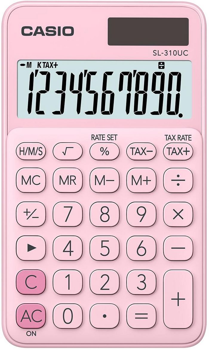 Casio Calculator Pocket Basic Pink - W128263116