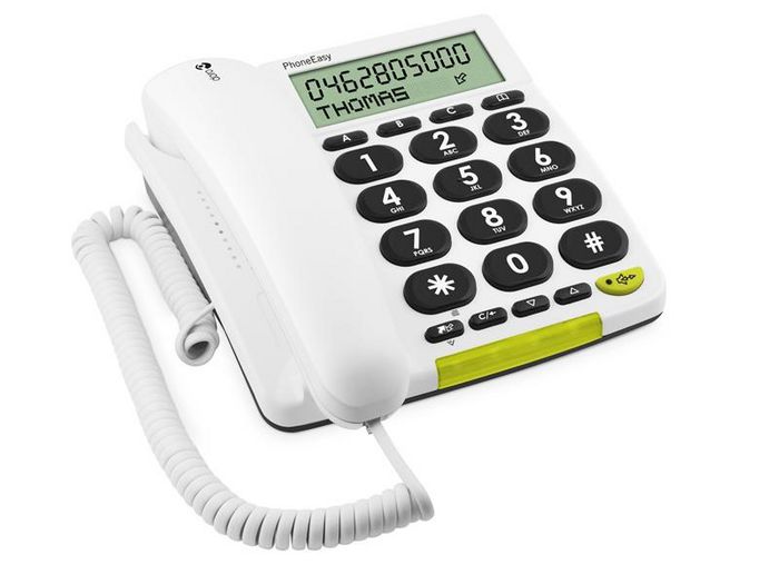 Doro 312Cs Analog Telephone Caller Id White - W128263123