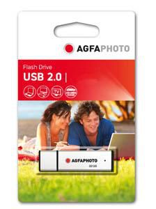 AgfaPhoto Usb Flash Drive 16 Gb Usb Type-A 2.0 White - W128263152