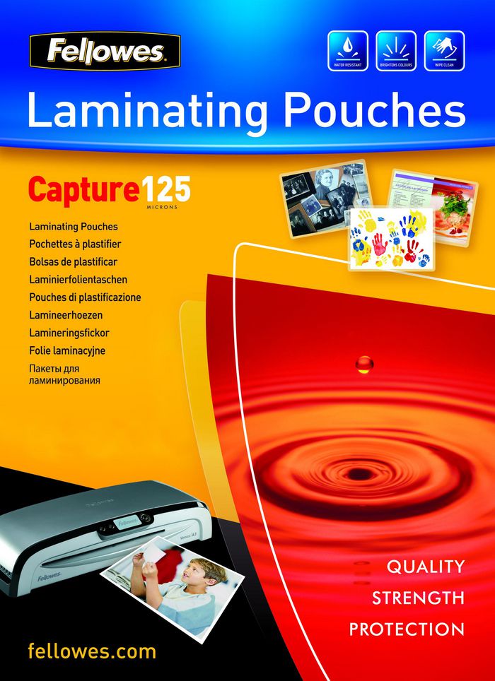 Fellowes Imagelast A4 125 Micron Laminating Pouch - 100 Pack - W128263160