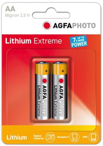 AgfaPhoto 2X Lithium Mignon Aa Single-Use Battery - W128263317