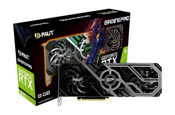 Palit Graphics Card Nvidia Geforce Rtx 3070 8 Gb Gddr6 - W128263599