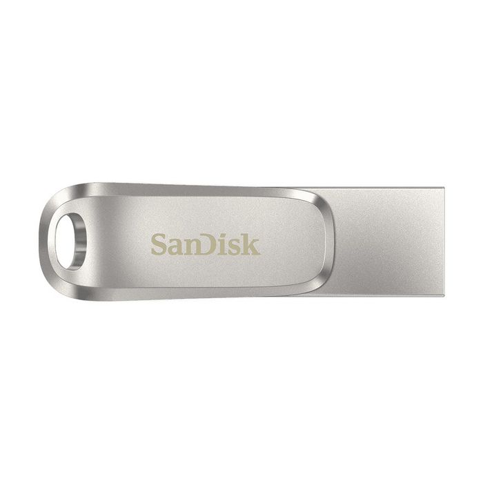 Sandisk Ultra Dual Drive Luxe Usb Flash Drive 256 Gb Usb Type-A / Usb Type-C 3.2 Gen 1 (3.1 Gen 1) Stainless Steel - W128263924