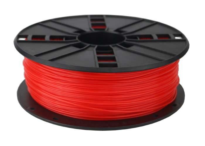 Gembird 3D Printing Material Polylactic Acid (Pla) Fluorescent Red 1 Kg - W128264175