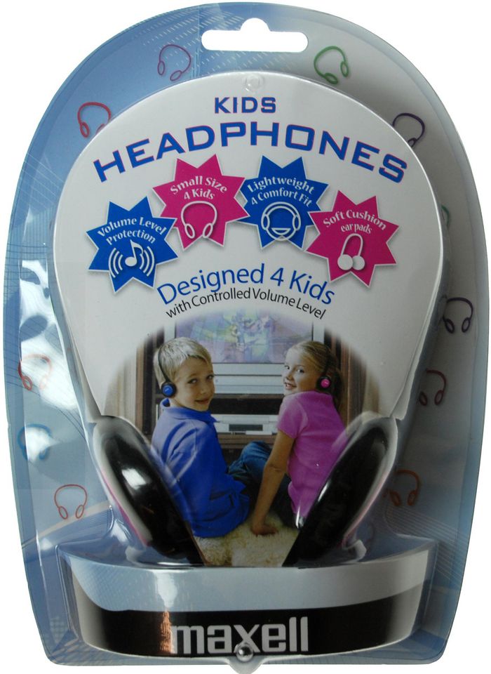 Maxell Kids Safe Headphones Wired Music Blue - W128264304