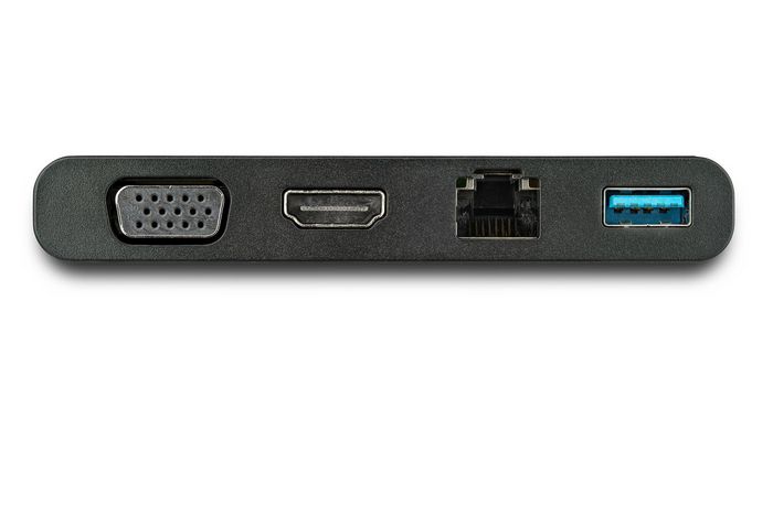 StarTech.com Usb C Multiport Adapter With Hdmi, Vga, Gigabit Ethernet & Usb 3.0 - Usb C To 4K Hdmi Or 1080P Vga Display Mini Dock Hub - Usb Type-C Travel Docking Station For Usb-C Laptops - W128264635