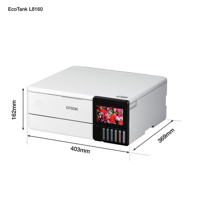 Epson Ecotank L8160 Inkjet A4 5760 X 1440 Dpi 32 Ppm Wi-Fi - W128264783