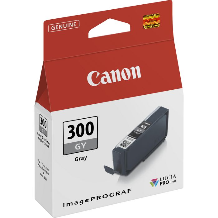 Canon Pfi-300Gy Grey Ink Cartridge - W128264917