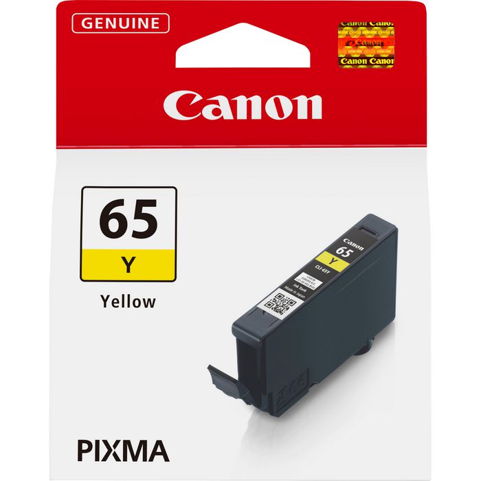 Canon Cli-65Y Yellow Ink Cartridge - W128265013