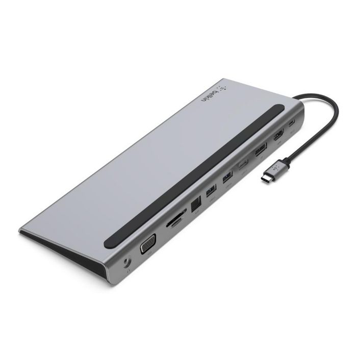 Belkin Notebook Dock/Port Replicator Wired Usb 3.2 Gen 1 (3.1 Gen 1) Type-C Black, Grey - W128265903