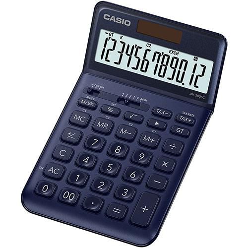 Casio Jw-200Sc Calculator Desktop Basic Navy - W128266200