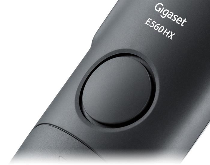 Gigaset E560Hx Analog/Dect Telephone Caller Id Grey, Silver - W128266495