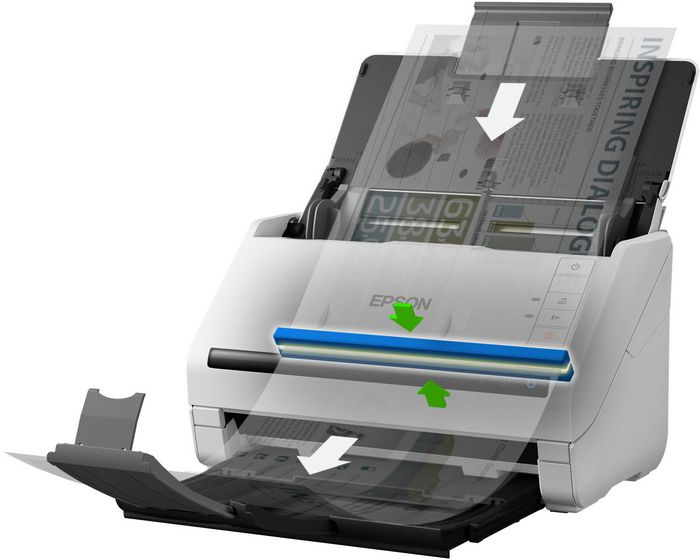 Epson Ds-770 Ii Sheet-Fed Scanner 600 X 600 Dpi A4 White - W128266526