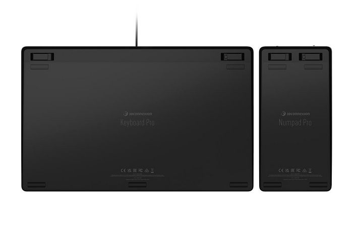 3Dconnexion Pro With Numpad Keyboard Usb + Rf Wireless + Bluetooth Qwerty Nordic Black - W128266620
