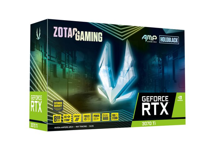 Zotac Gaming Geforce Rtx 3070 Ti Amp Extreme Holo Nvidia 8 Gb Gddr6X - W128267589