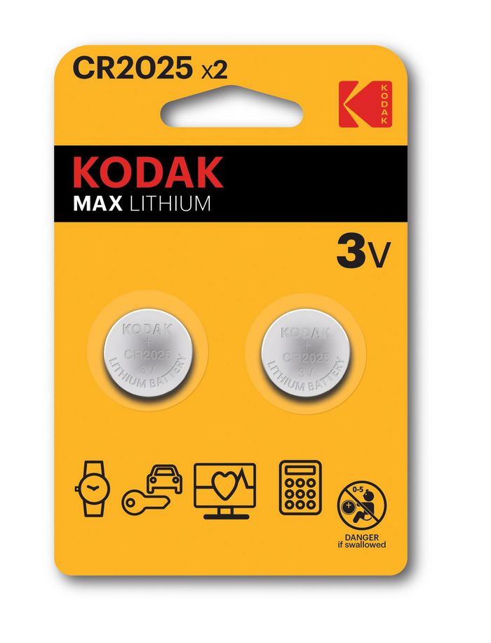 Kodak Cr2025 Single-Use Battery Lithium - W128267667