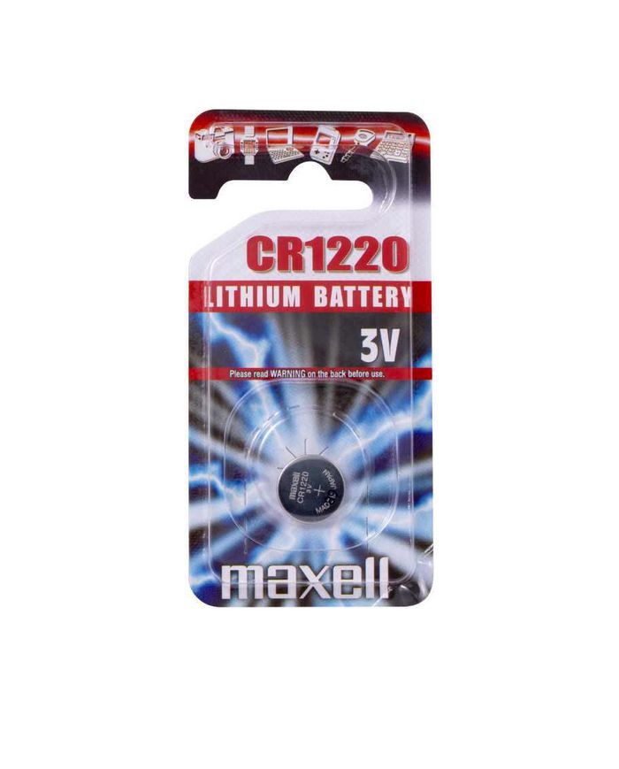 Maxell Cr1220 Single-Use Battery Lithium-Manganese Dioxide (Limno2) - W128267828