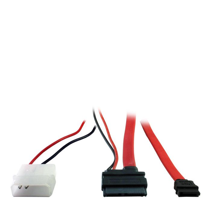 Inter-Tech Sata Cable 0.3 M Sata 7-Pin Red - W128268373