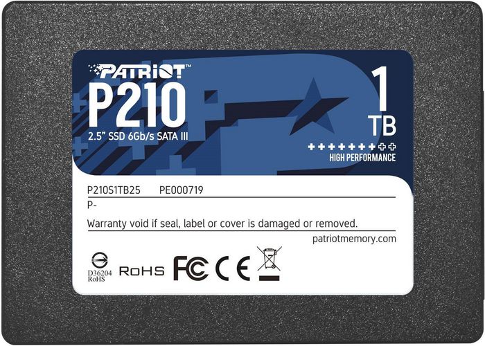 Patriot Memory P210 2.5" 1000 Gb Serial Ata Iii - W128268667
