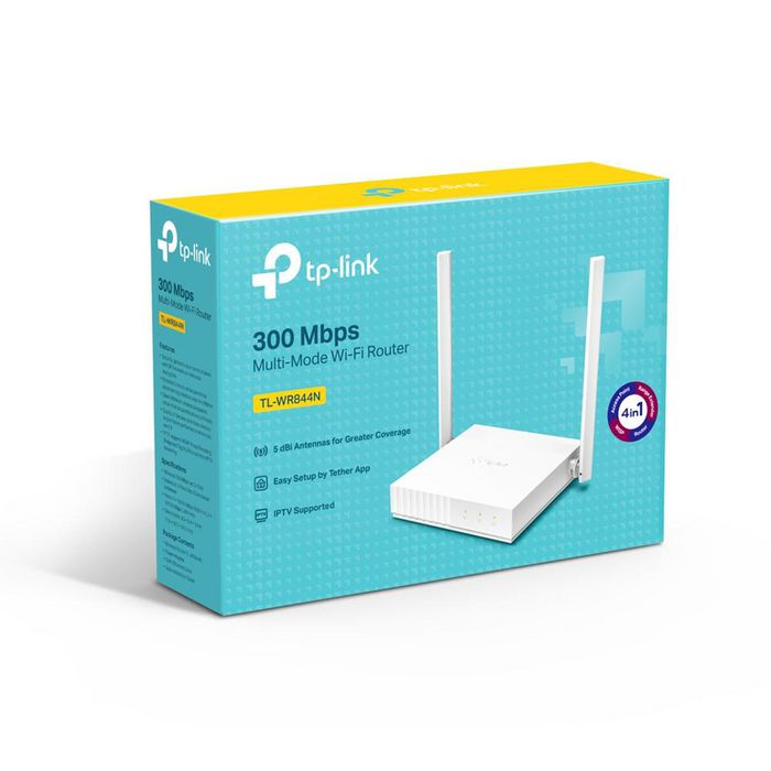 TP-Link Wireless Router Fast Ethernet Single-Band (2.4 Ghz) 4G White - W128268864