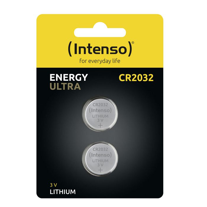 Intenso Cr 2032 Energy 2Er Blister - Cr2032 - 220 Mah Single-Use Battery Lithium-Manganese Dioxide (Limno2) - W128269110