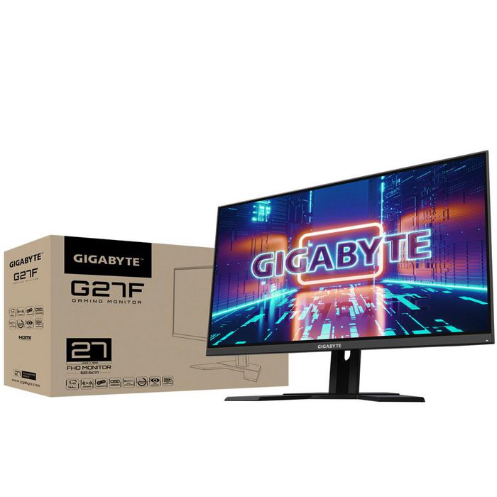 Gigabyte G27F Computer Monitor 68.6 Cm (27") 1920 X 1080 Pixels Full Hd Lcd Black - W128269350