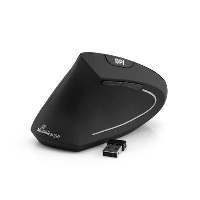 MediaRange Mouse Left-Hand Rf Wireless Optical 1600 Dpi - W128269574