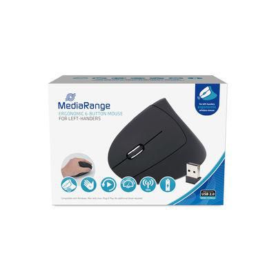 MediaRange Mouse Left-Hand Rf Wireless Optical 1600 Dpi - W128269574