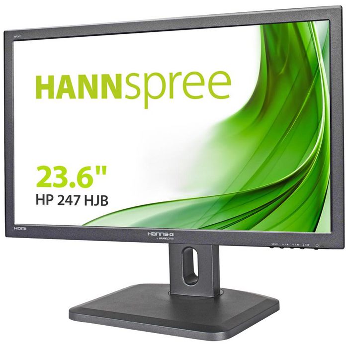 HANNspree Hanns.G Hp 247 Hjb 59.9 Cm (23.6") 1920 X 1080 Pixels Full Hd Led Black - W128270070