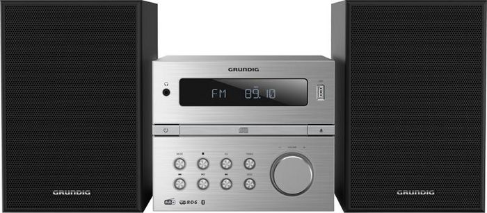 Grundig Cms 4200 Home Audio Micro System 120 W Black, Silver - W128271226